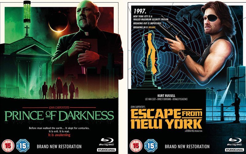 john carpenter films -prince of darkness + escape from new york