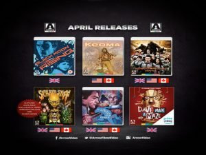 Arrow Video April 2019 Blu-ray Titles - John Carpenter?