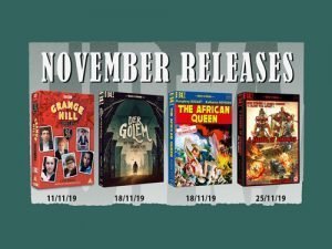 Eureka Entertainment November 2019 Blu-ray Releases