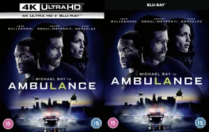 Ambulance 4K UHD, Blu-ray & DVD