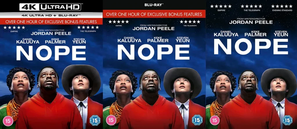 Nope (2022) 4K Ultra HD, Blu-ray and DVD
