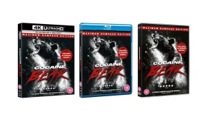Cocaine Bear 4K UHD, Blu-ray & DVD