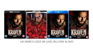 Kraven The Hunter 4K UHD, Blu-ray & DVD