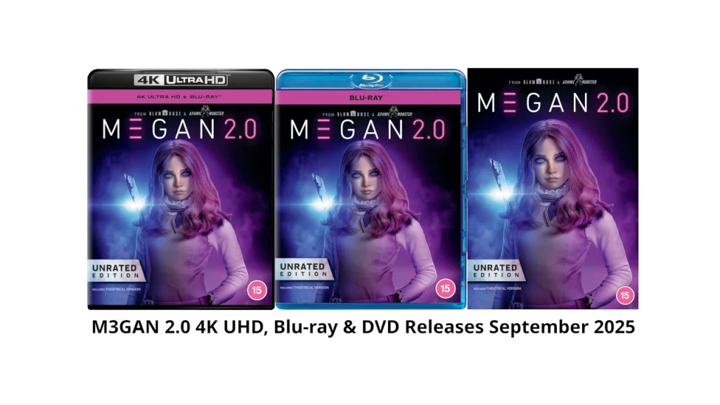 M3GAN 2.0 4K UHD, Blu-ray & DVD