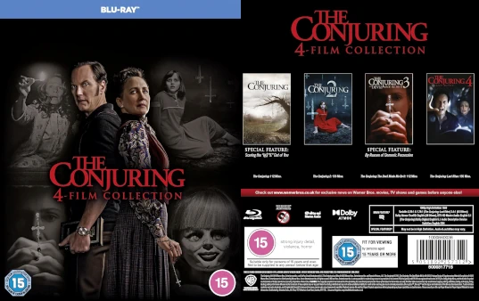 The Conjuring Universe 4 Film Collection Blu-ray