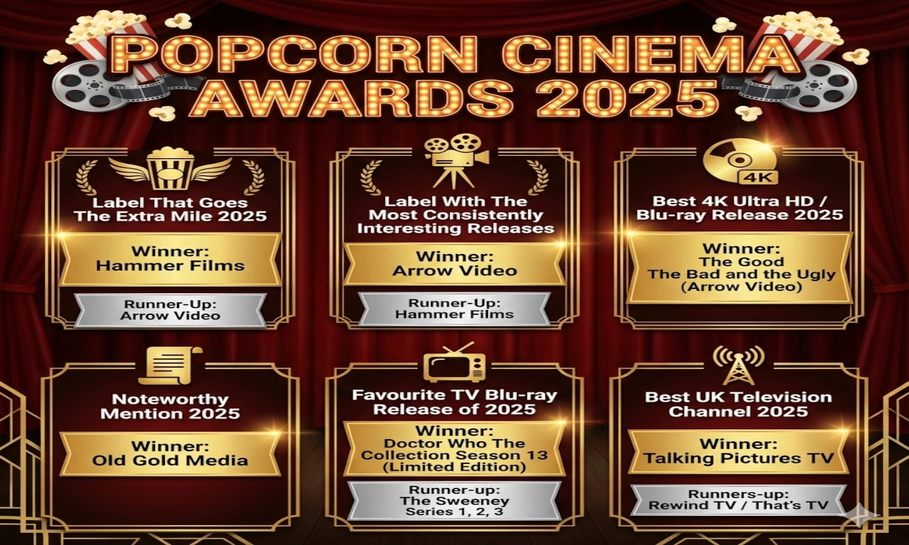 Popcorn Cinema Awards 2025: Best Blu-ray Film & TV