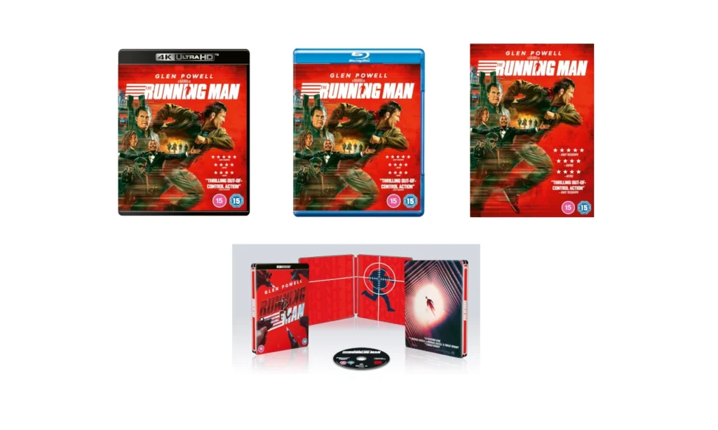 The Running Man (2025) 4K UHD, Blu-ray, DVD