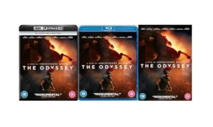 The Odyssey 4K UHD, Blu-ray, DVD